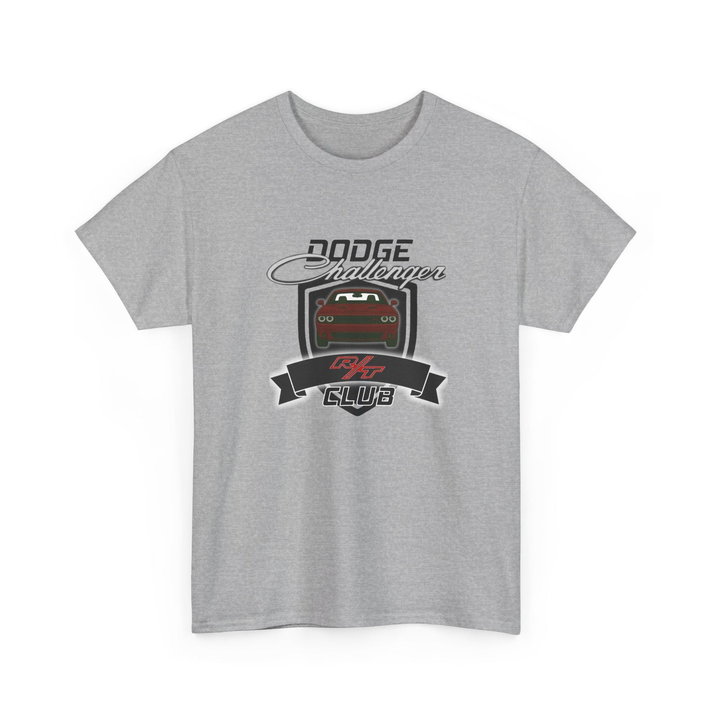 Octane Red Dodge Challenger R/T Club T-Shirt, Regular Hood Edition