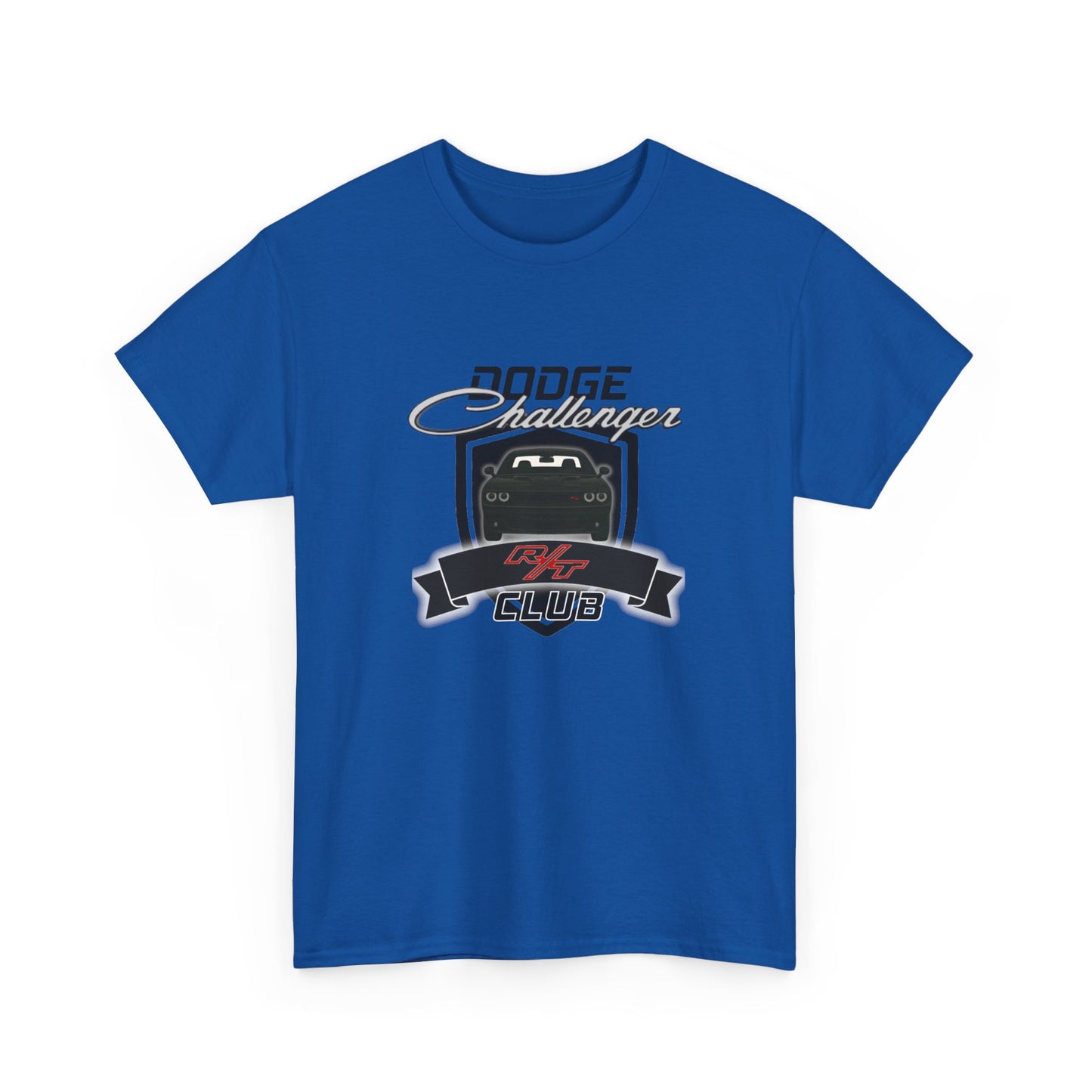 Pitch Black Dodge Challenger R/T Club T-Shirt, Regular Hood Edition