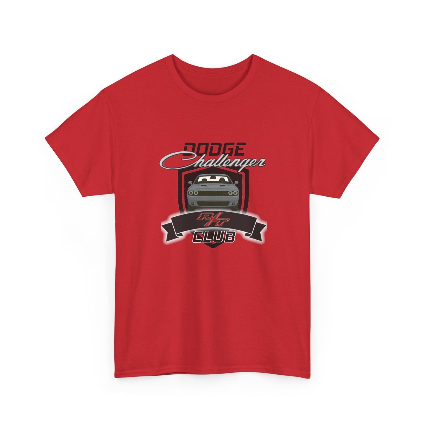 Destroyer Gray Dodge Challenger R/T Club T-Shirt, Regular Hood Edition