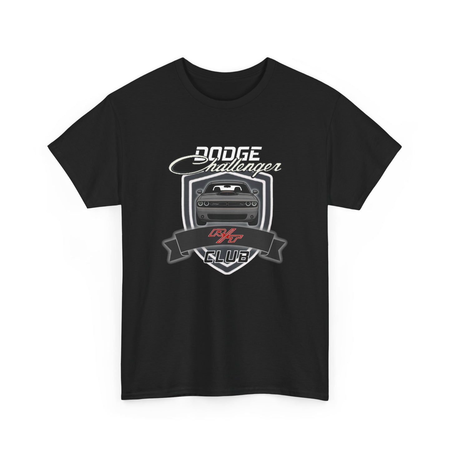 Destroyer Gray Dodge Challenger R/T Club T-Shirt, Shaker Edition