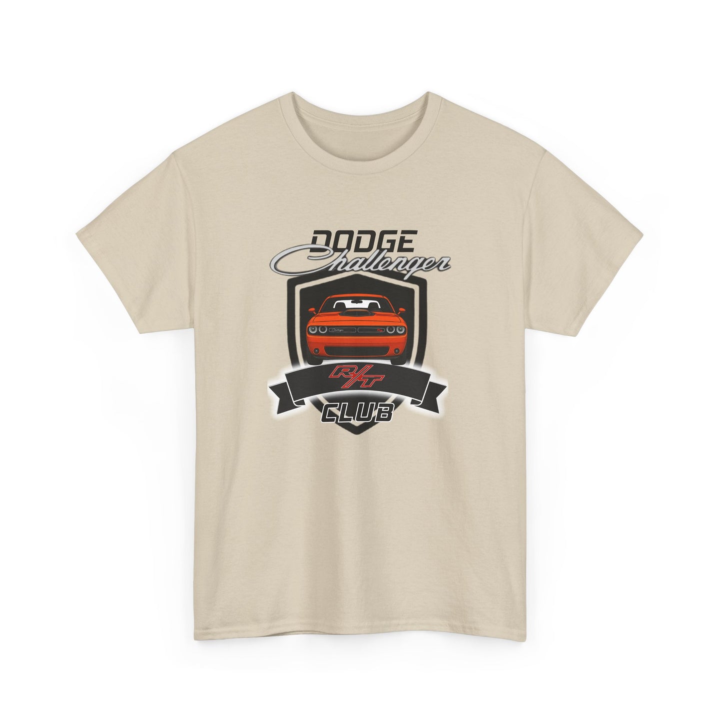 Hemi Orange Dodge Challenger R/T Club T-Shirt, Shaker Edition