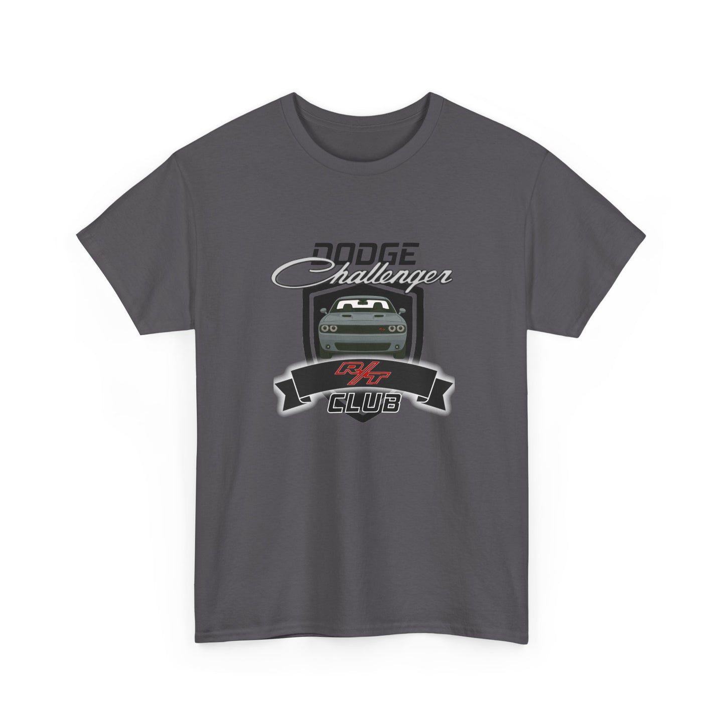 Destroyer Gray Dodge Challenger R/T Club T-Shirt, Regular Hood Edition