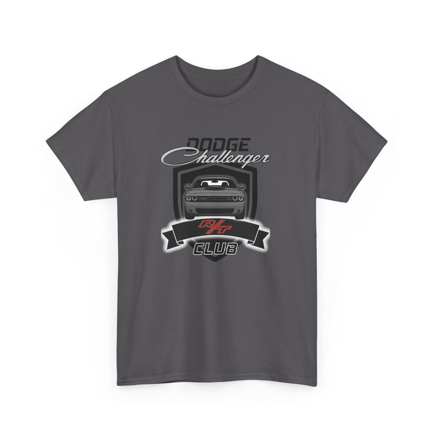 Destroyer Gray Dodge Challenger R/T Club T-Shirt, Shaker Edition