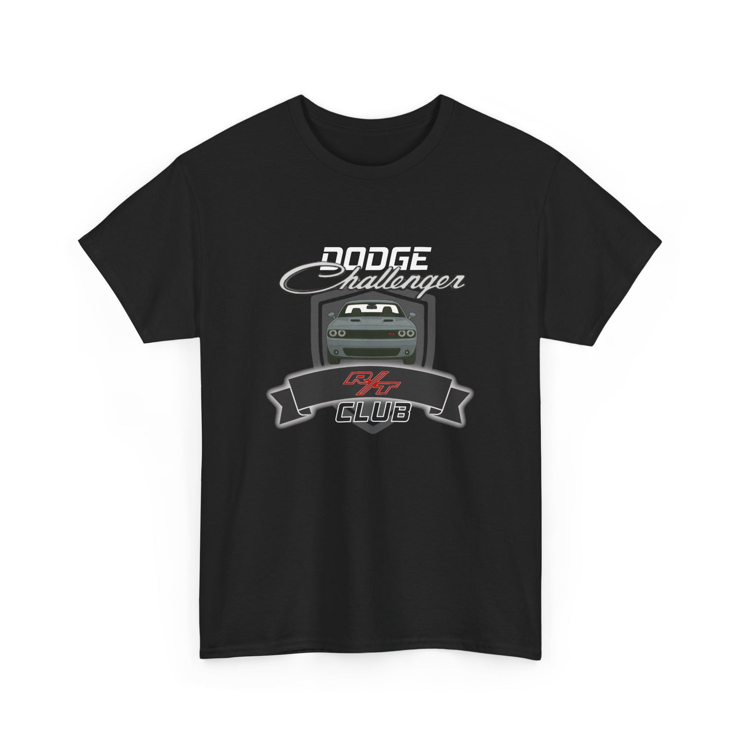 Destroyer Gray Dodge Challenger R/T Club T-Shirt, Regular Hood Edition