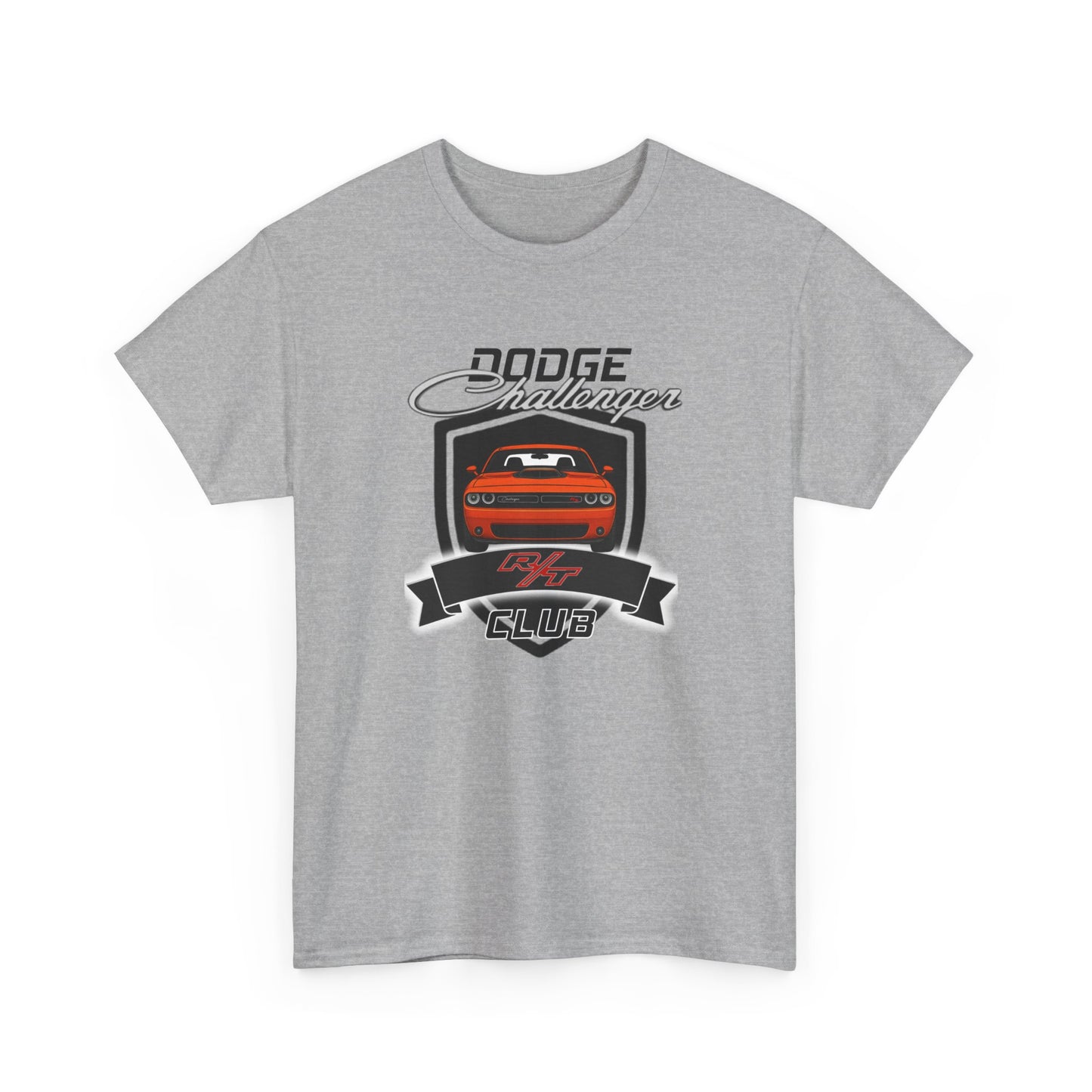 Hemi Orange Dodge Challenger R/T Club T-Shirt, Shaker Edition