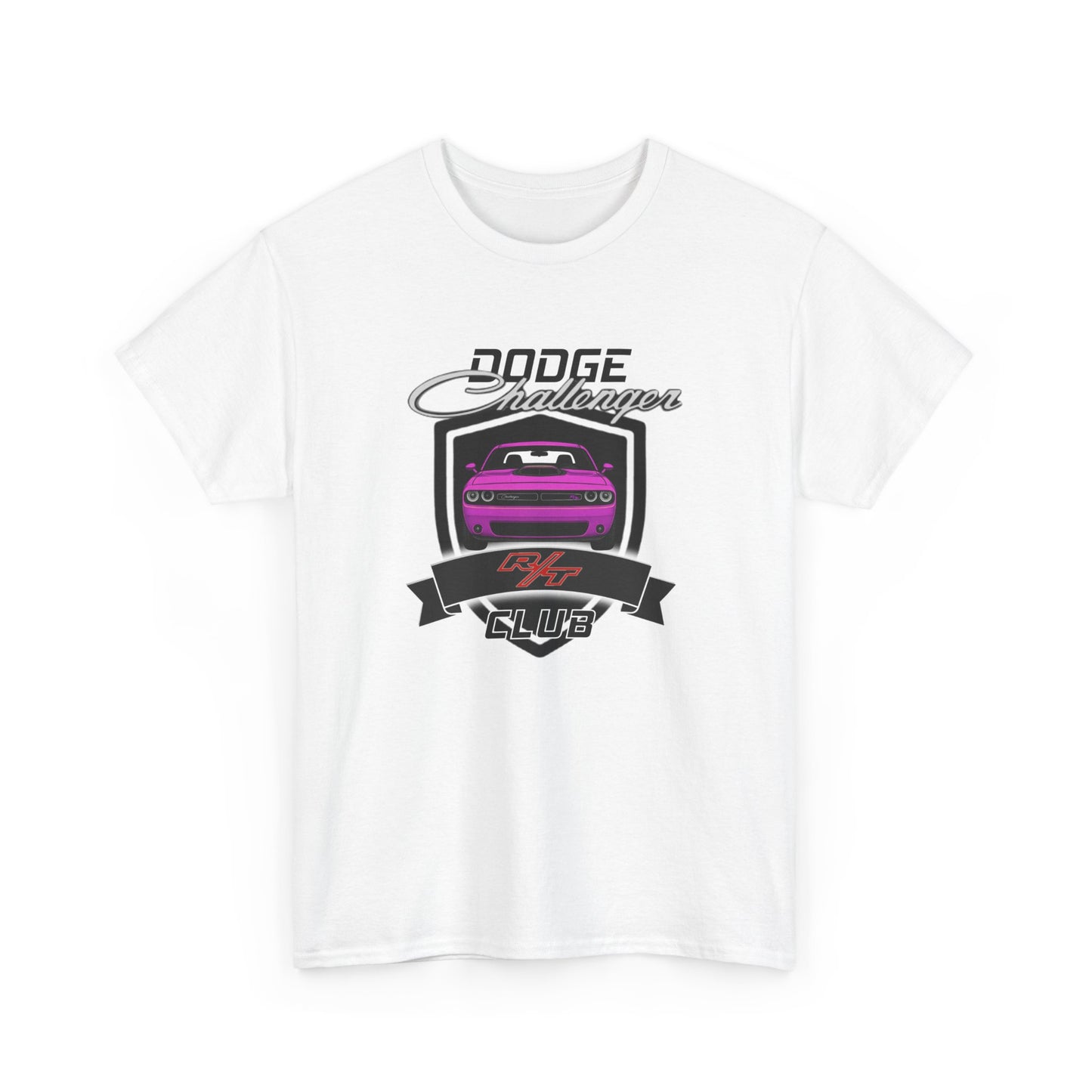 Furious Fuchsia Dodge Challenger R/T Club T-Shirt, Shaker Edition