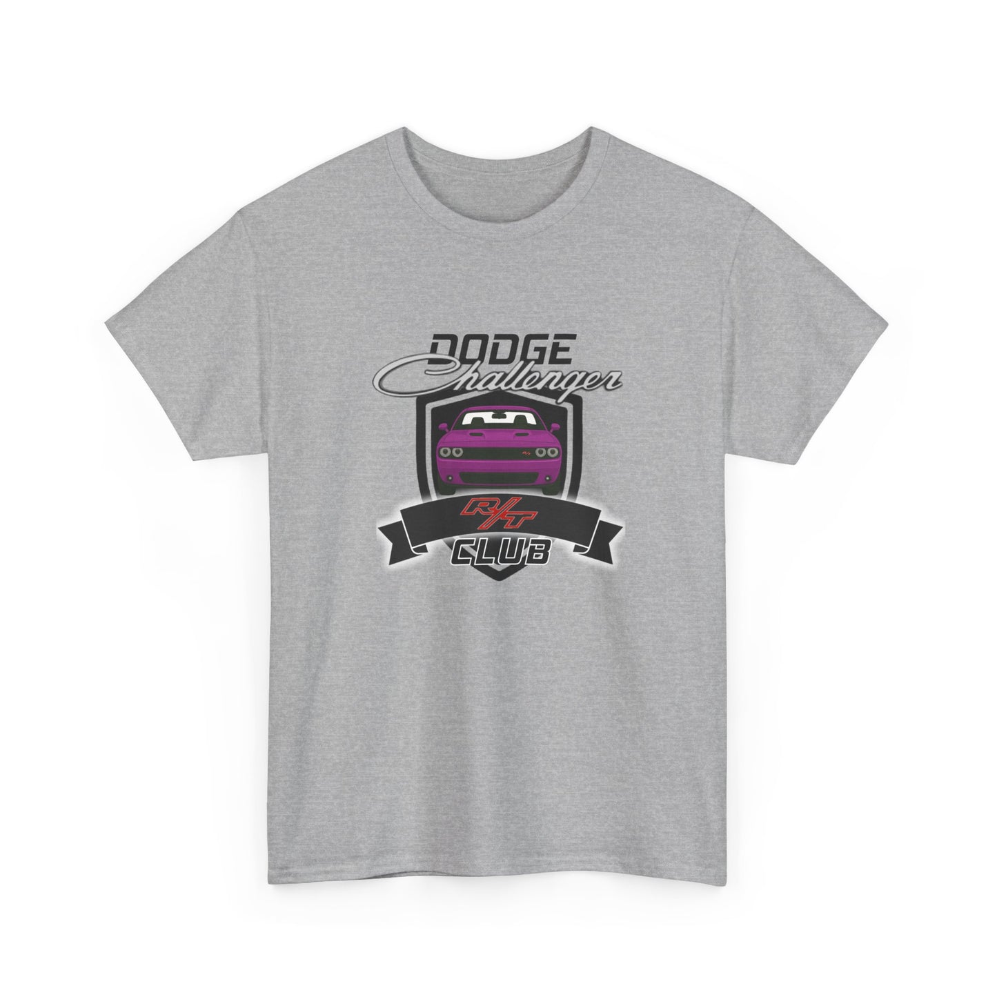 Furious Fuchsia Dodge Challenger R/T Club T-Shirt, Regular Hood Edition
