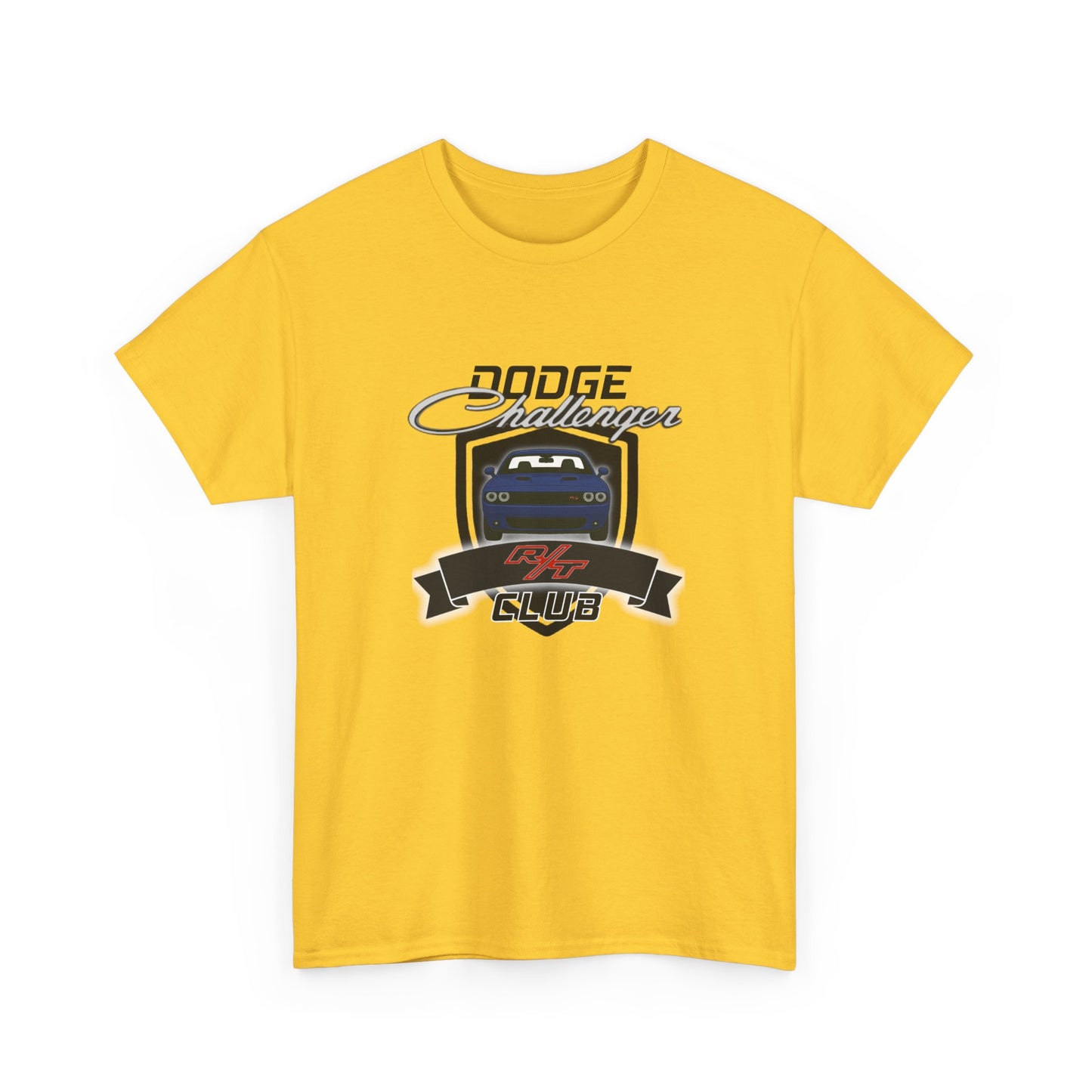 Indigo Dodge Challenger R/T Club T-Shirt, Regular Hood Edition