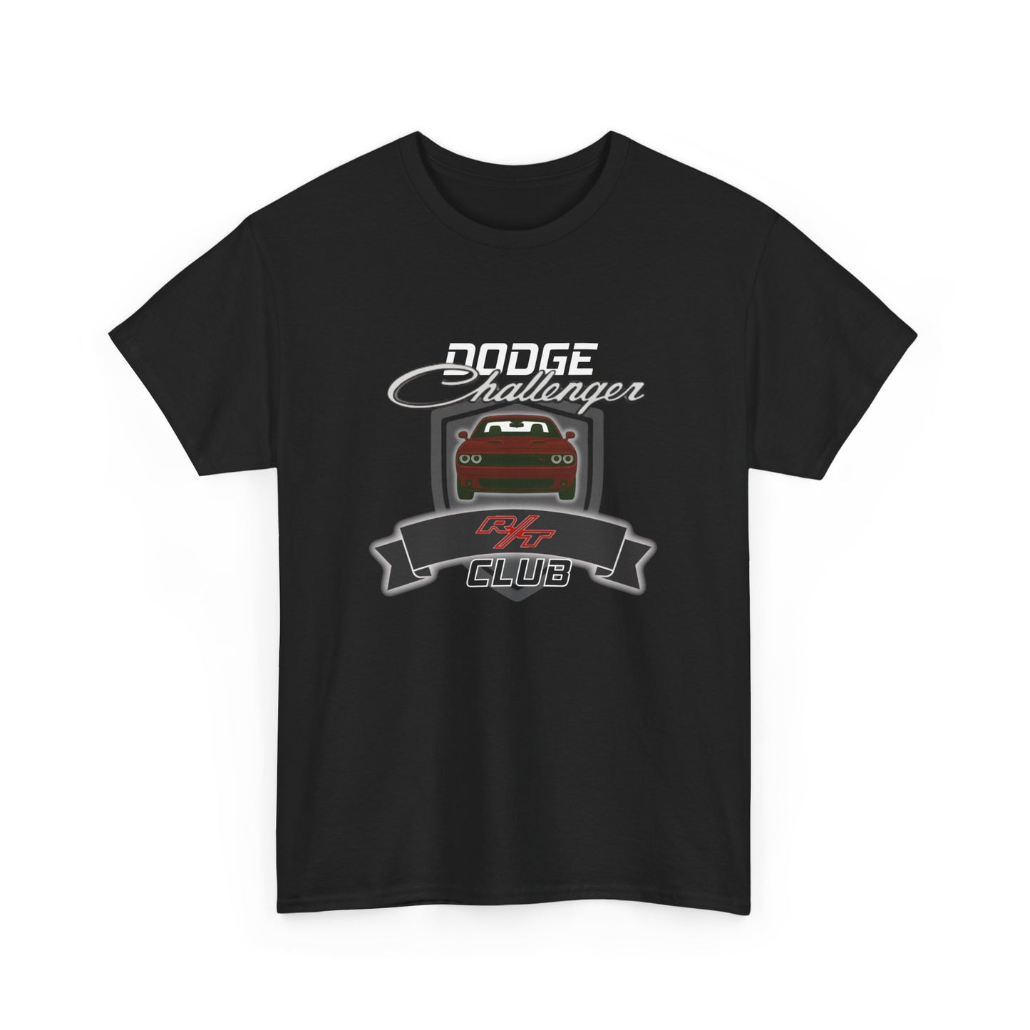 Octane Red Dodge Challenger R/T Club T-Shirt, Regular Hood Edition