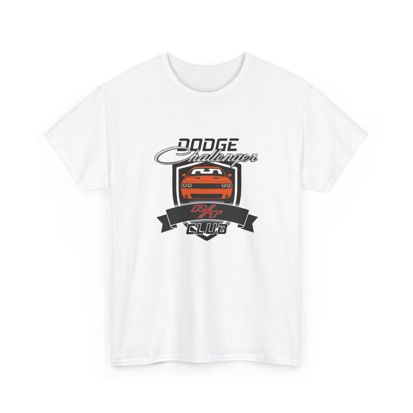 Hemi Orange Dodge Challenger R/T Club T-Shirt, Regular Hood Edition