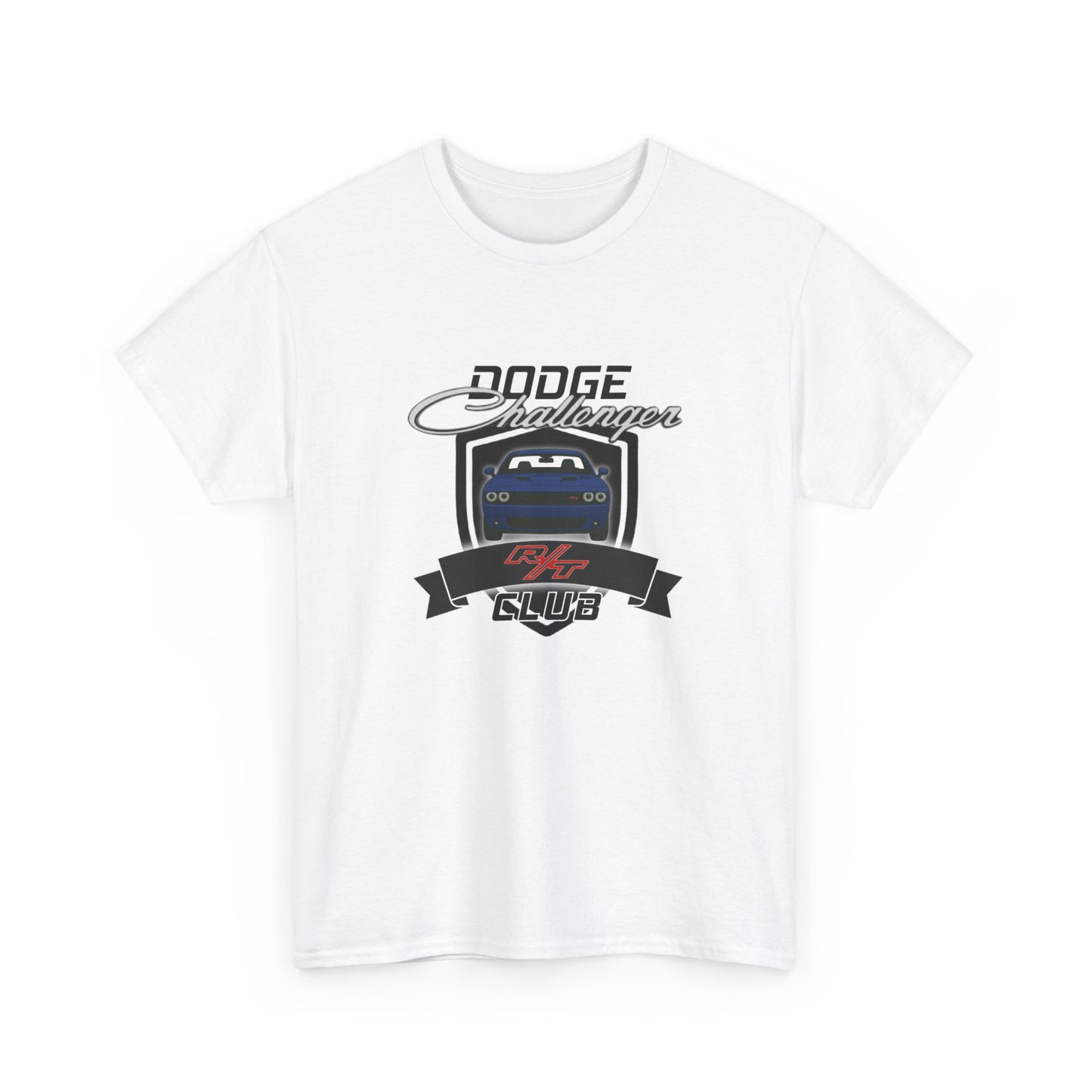 Indigo Dodge Challenger R/T Club T-Shirt, Regular Hood Edition