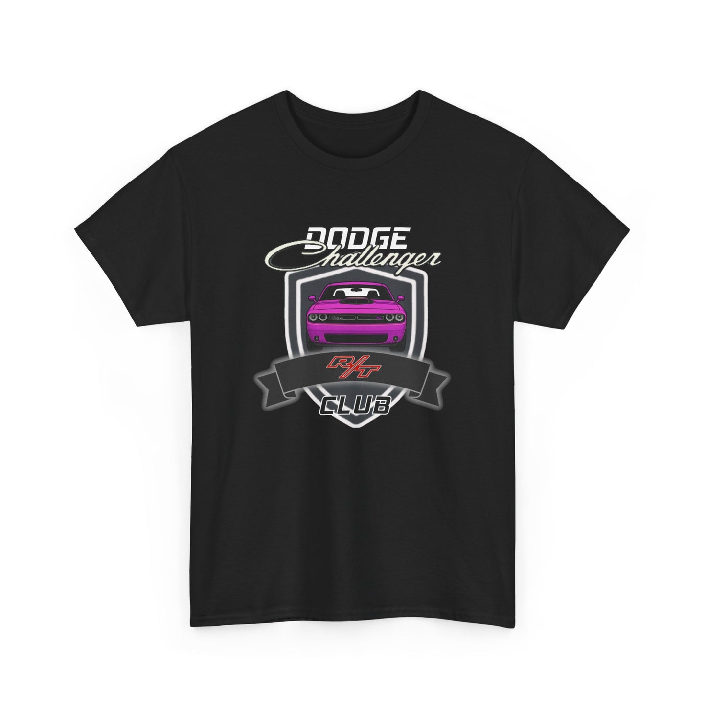 Furious Fuchsia Dodge Challenger R/T Club T-Shirt, Shaker Edition