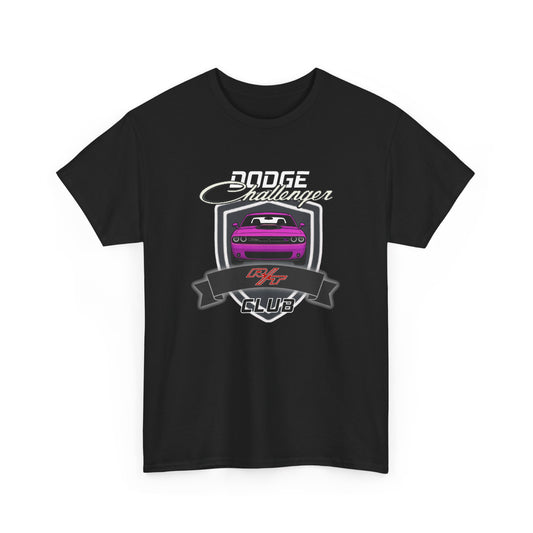 Furious Fuchsia Dodge Challenger R/T Club T-Shirt, Shaker Edition