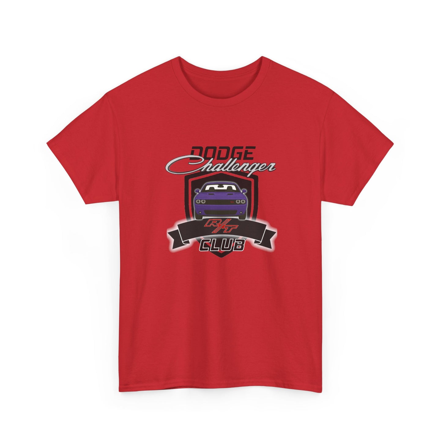 Plum Crazy Dodge Challenger R/T Club T-Shirt, Regular Hood Edition