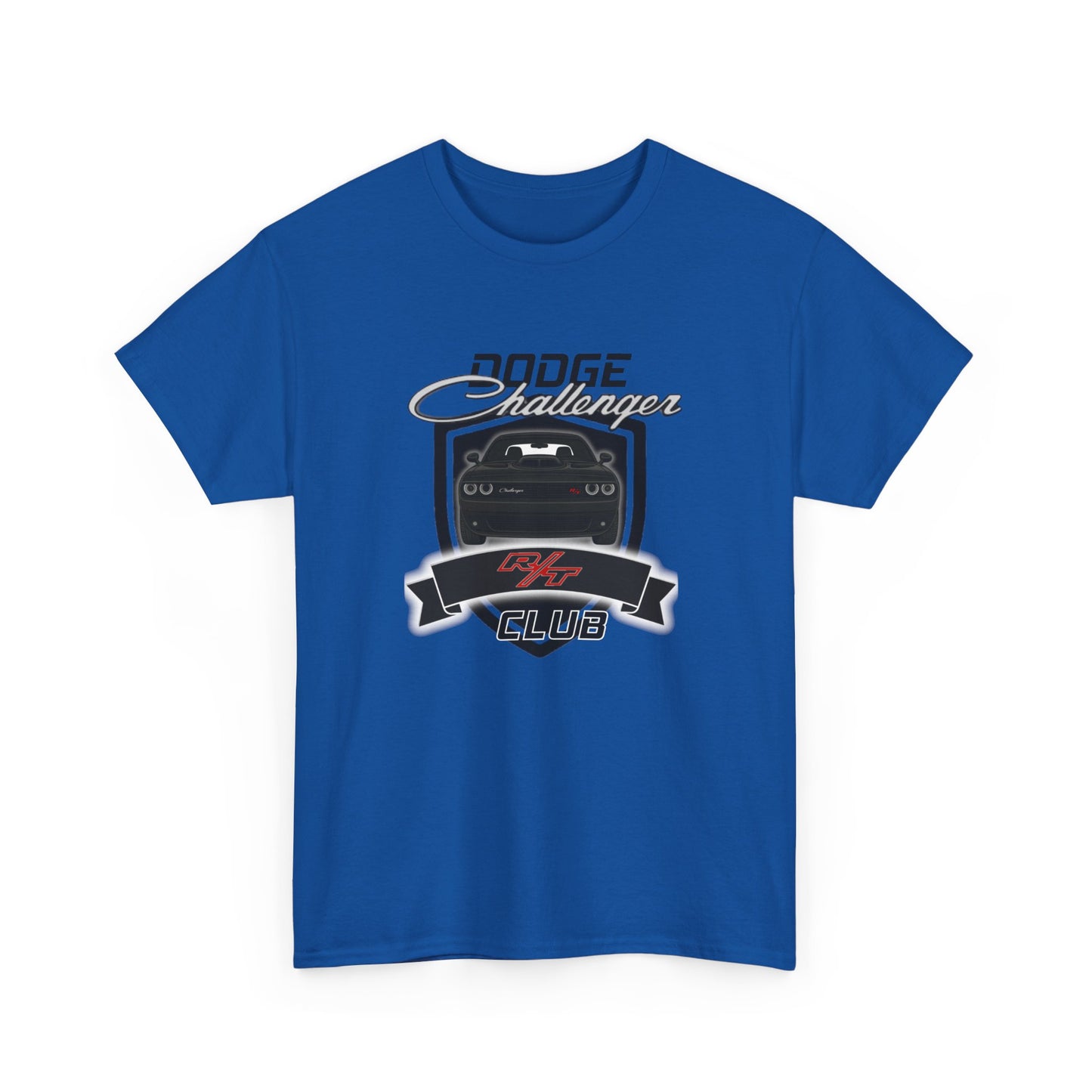 Pitch Black Dodge Challenger R/T Club T-Shirt, Shaker Edition