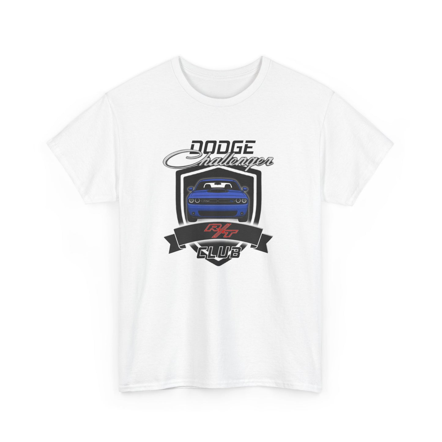 Indigo Dodge Challenger R/T Club T-Shirt, Shaker Edition