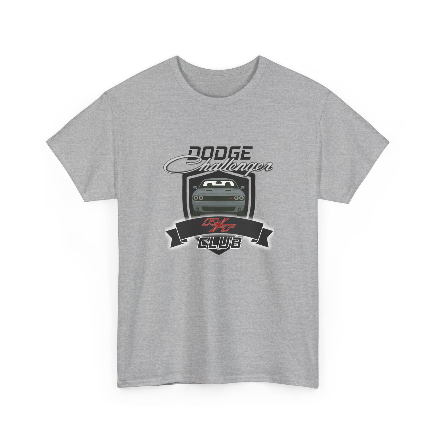 Destroyer Gray Dodge Challenger R/T Club T-Shirt, Regular Hood Edition