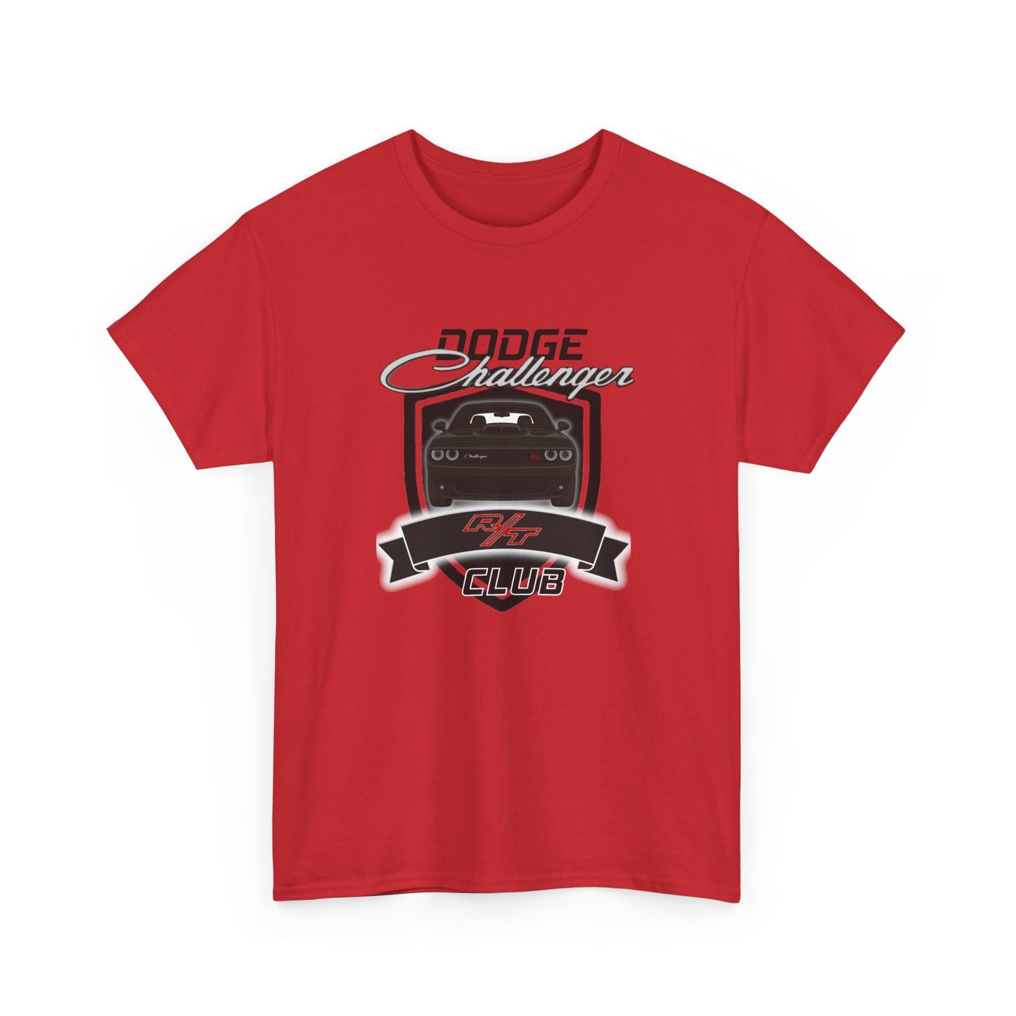 Pitch Black Dodge Challenger R/T Club T-Shirt, Shaker Edition