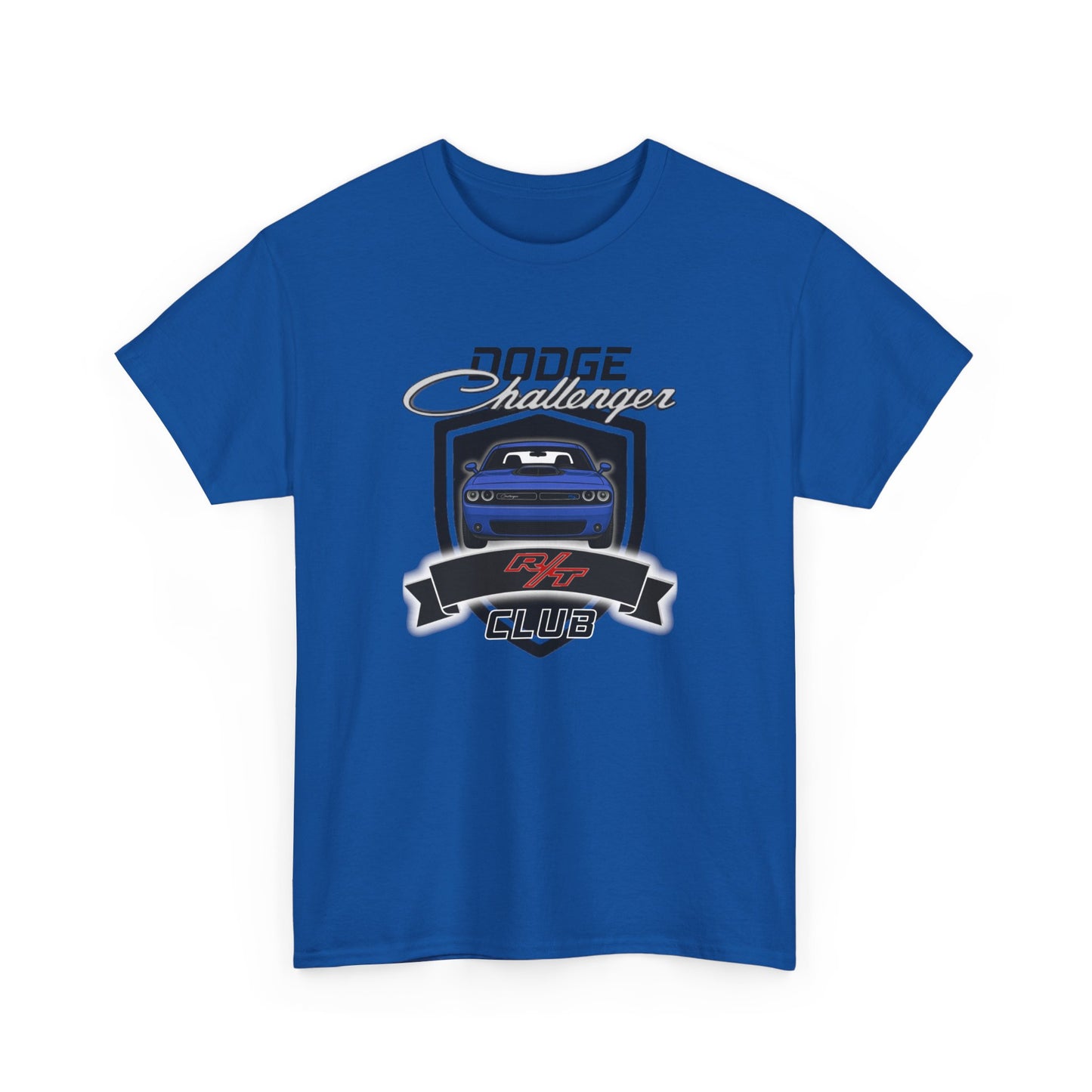 Indigo Dodge Challenger R/T Club T-Shirt, Shaker Edition