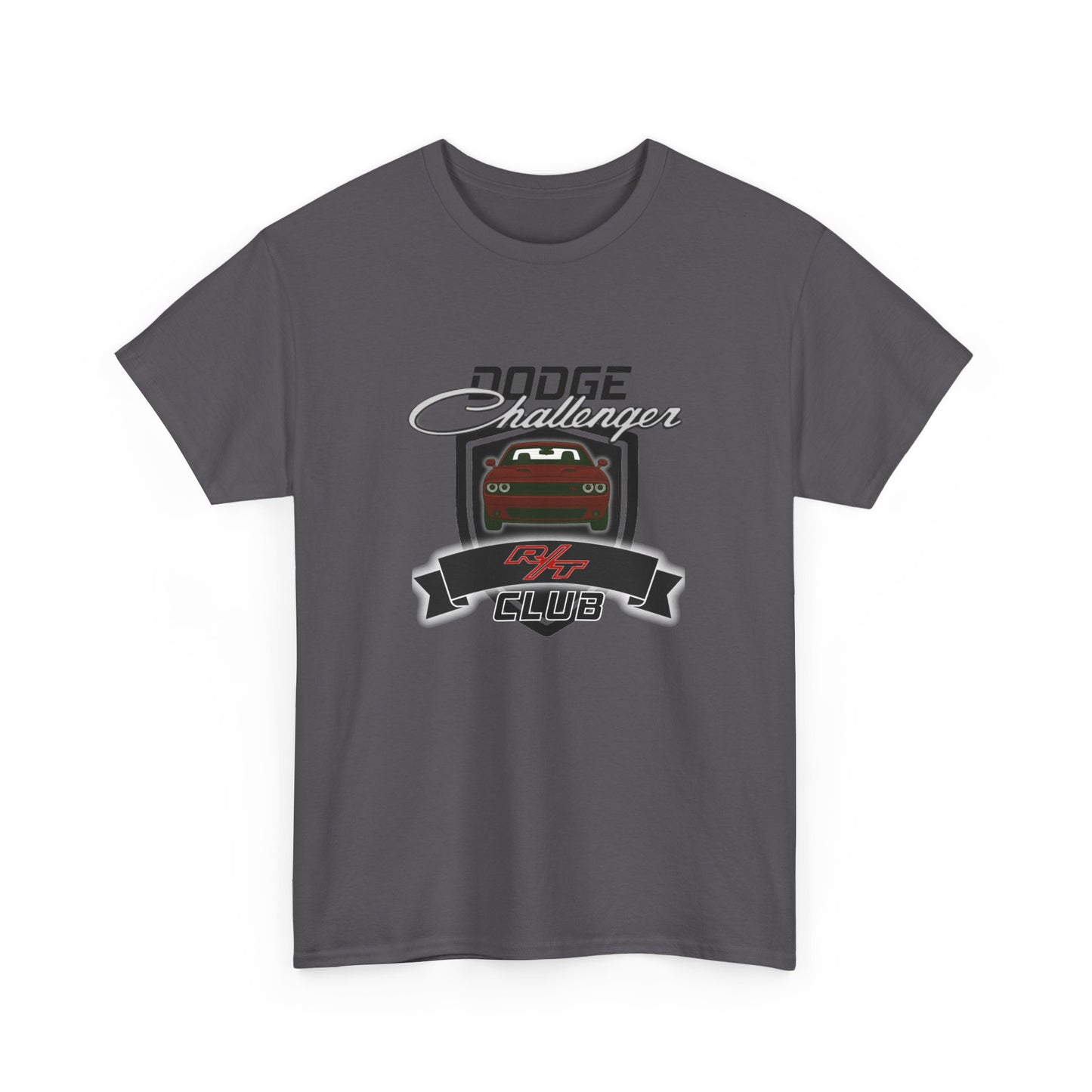 Octane Red Dodge Challenger R/T Club T-Shirt, Regular Hood Edition