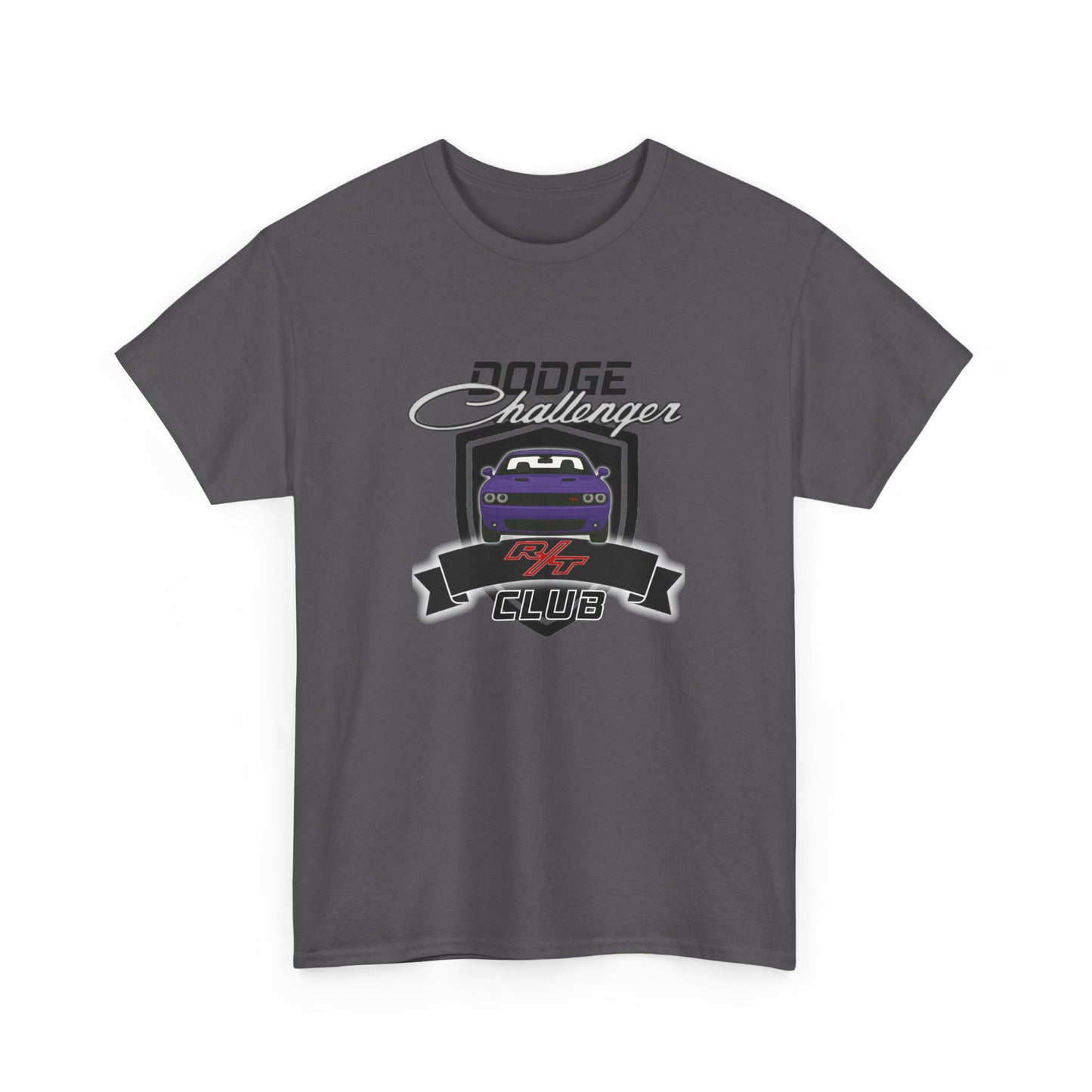 Plum Crazy Dodge Challenger R/T Club T-Shirt, Regular Hood Edition