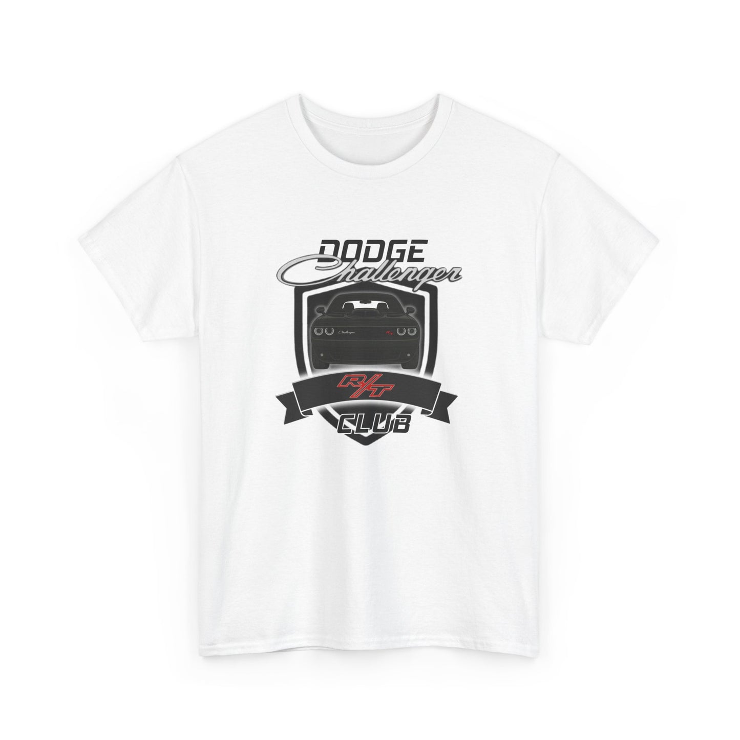 Pitch Black Dodge Challenger R/T Club T-Shirt, Shaker Edition