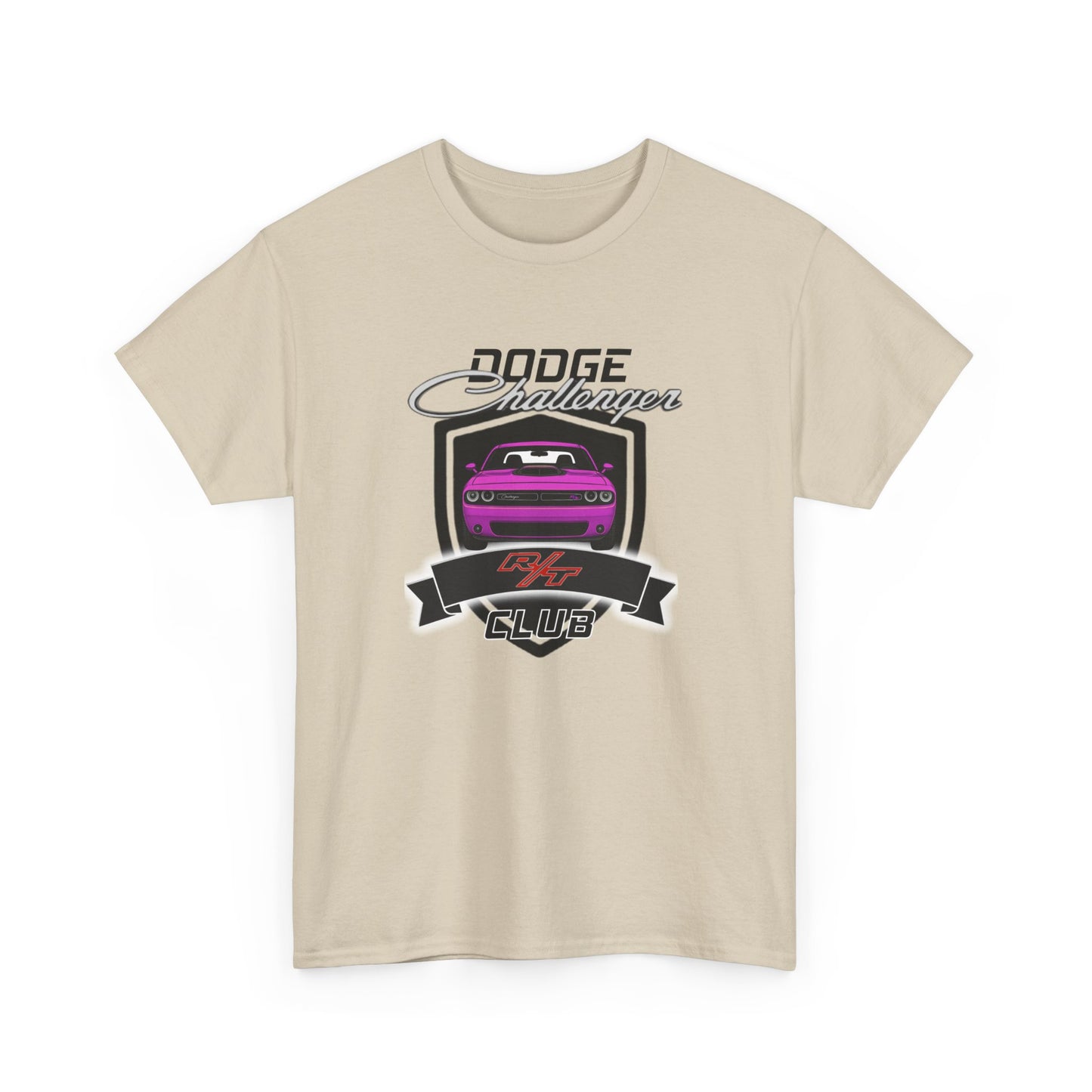 Furious Fuchsia Dodge Challenger R/T Club T-Shirt, Shaker Edition