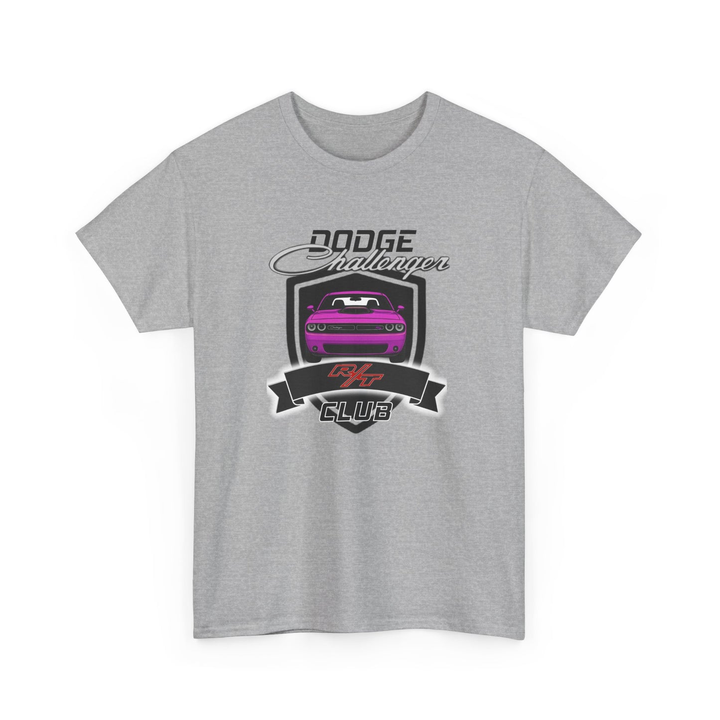 Furious Fuchsia Dodge Challenger R/T Club T-Shirt, Shaker Edition