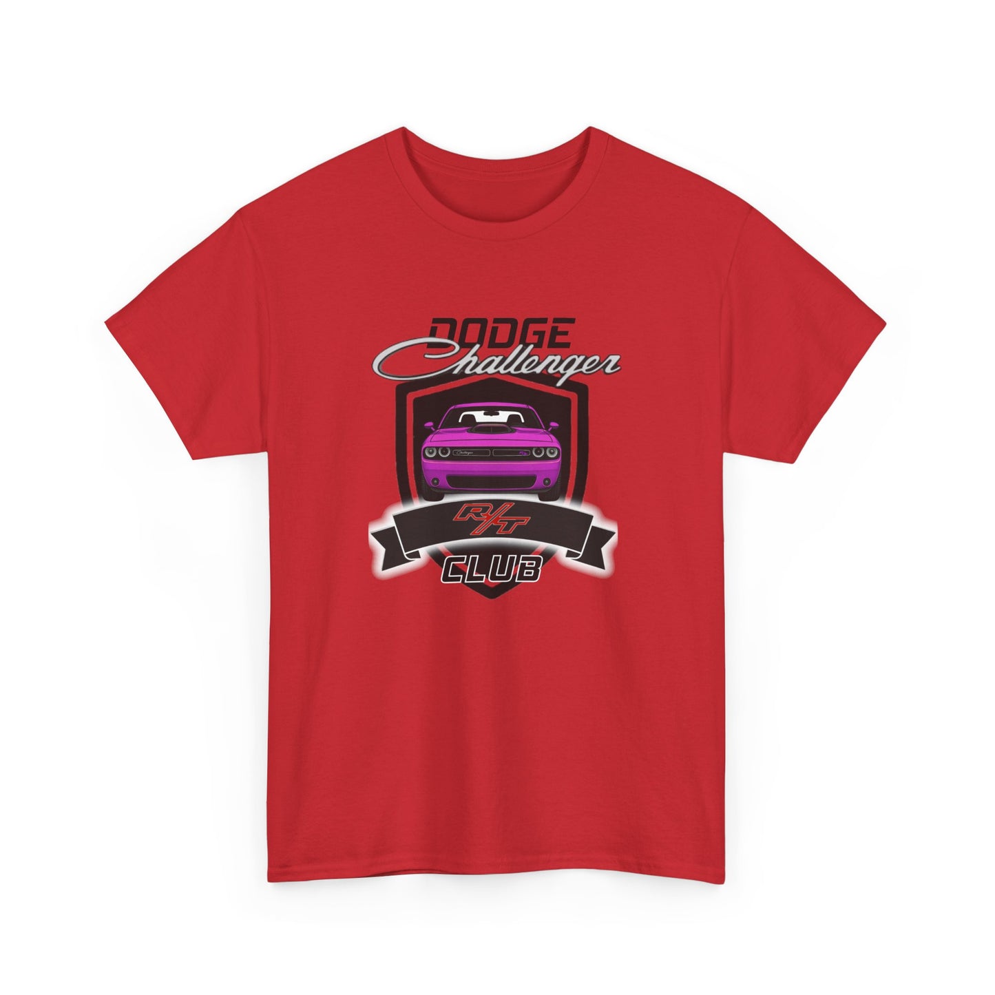 Furious Fuchsia Dodge Challenger R/T Club T-Shirt, Shaker Edition