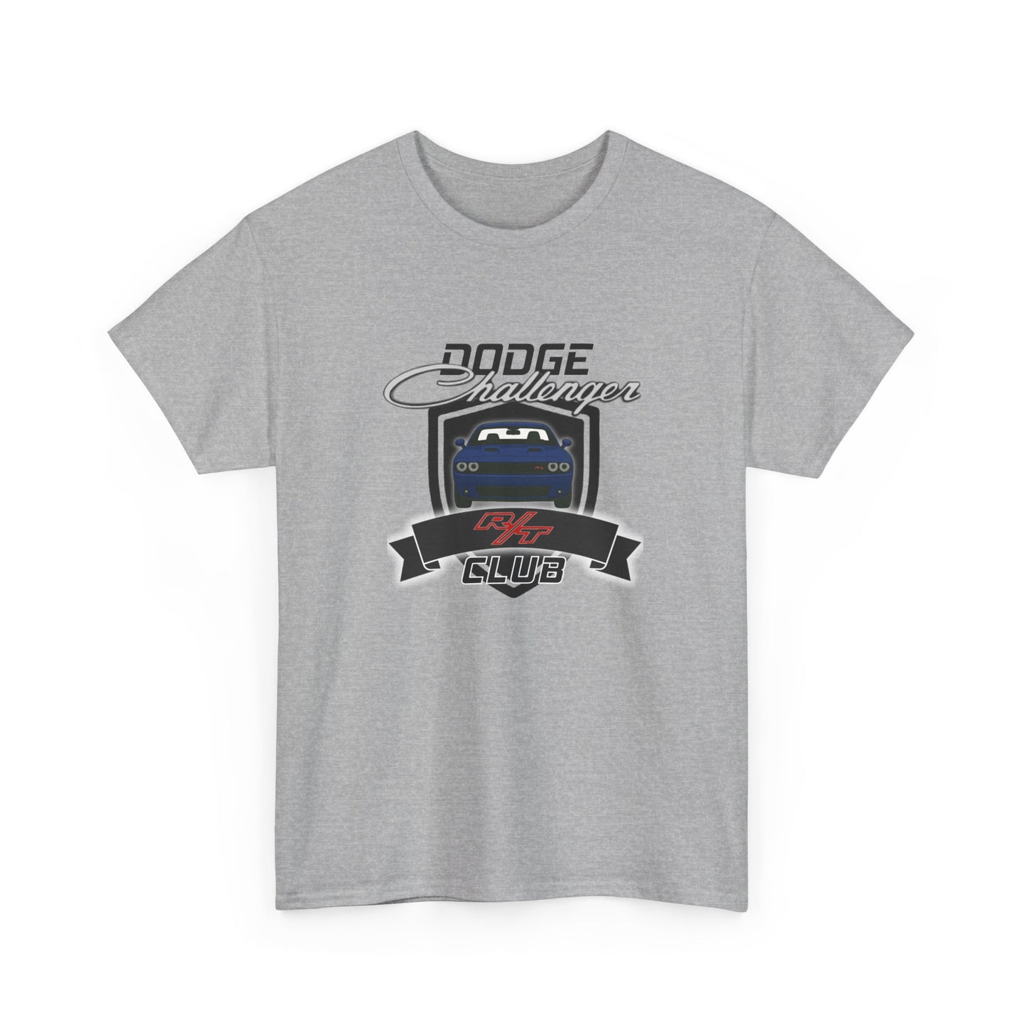 Indigo Dodge Challenger R/T Club T-Shirt, Regular Hood Edition