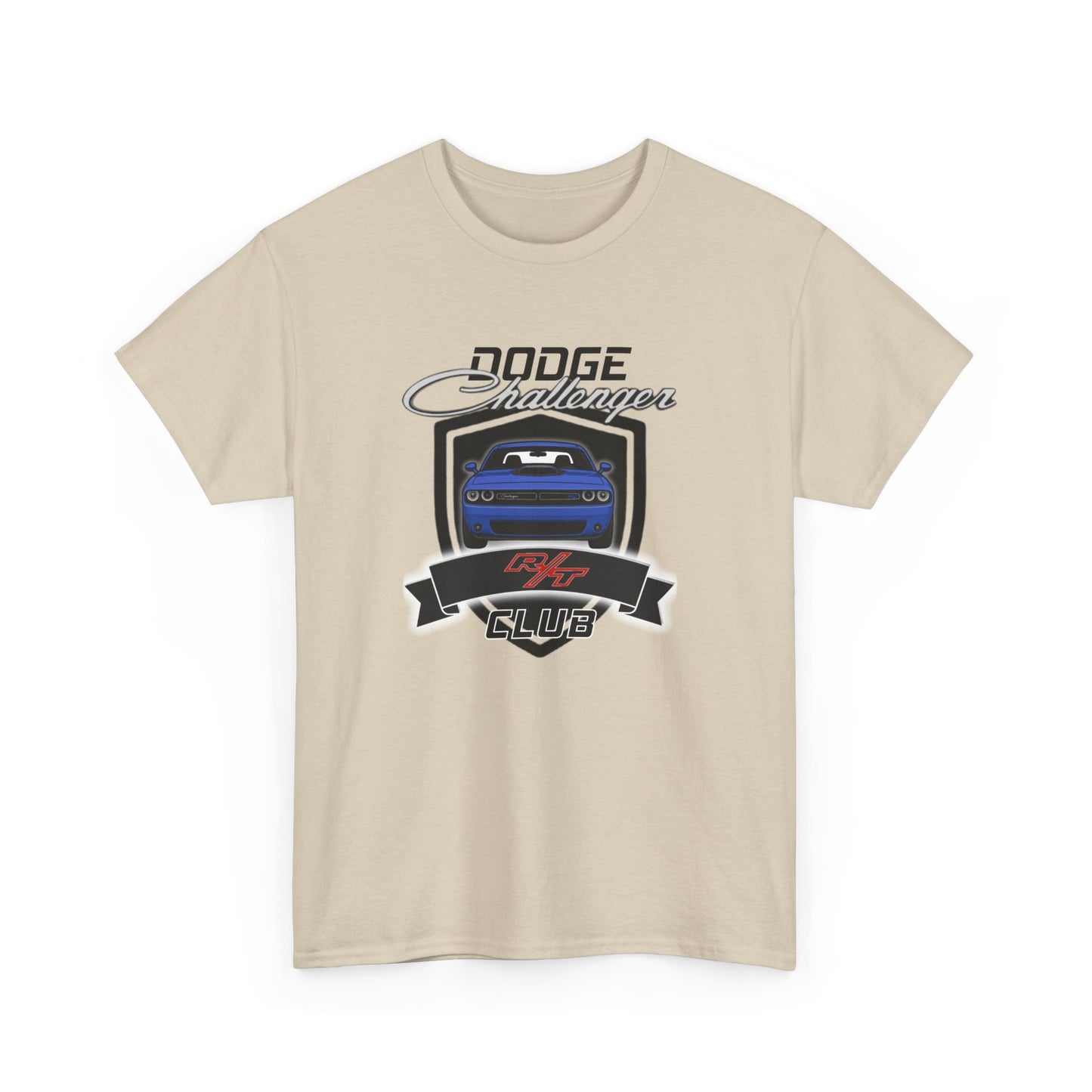 Indigo Dodge Challenger R/T Club T-Shirt, Shaker Edition