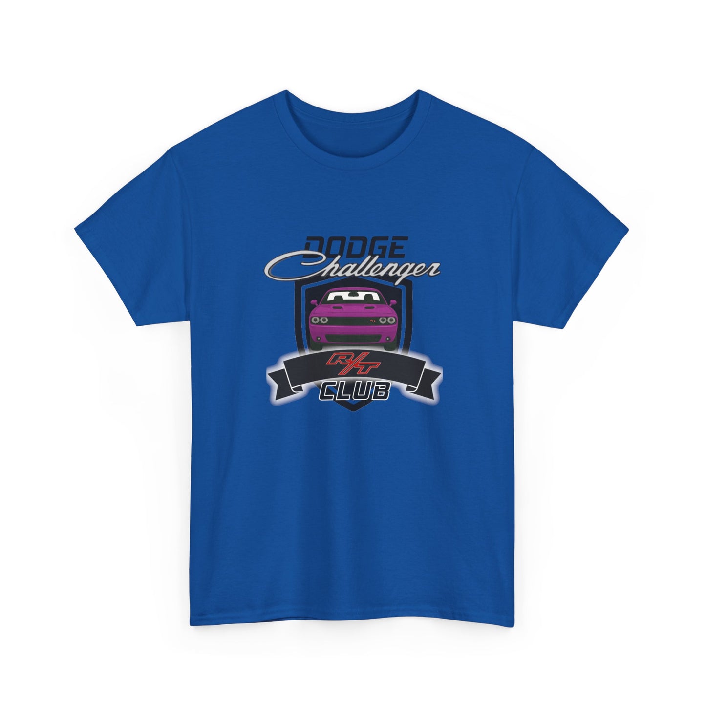 Furious Fuchsia Dodge Challenger R/T Club T-Shirt, Regular Hood Edition