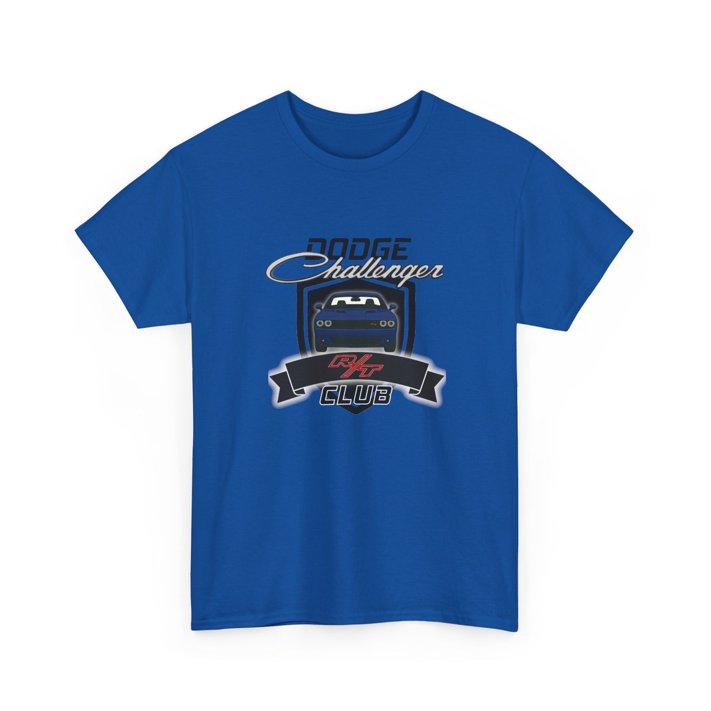 Indigo Dodge Challenger R/T Club T-Shirt, Regular Hood Edition