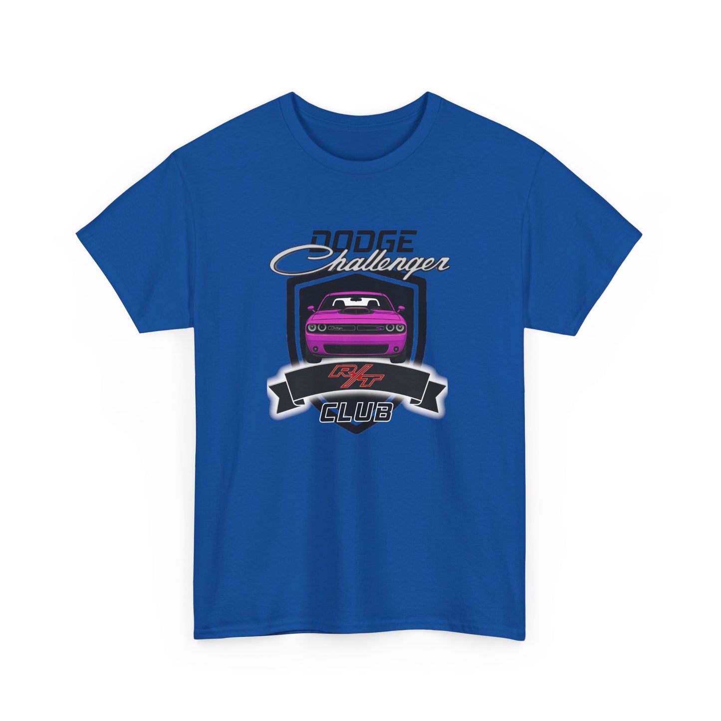 Furious Fuchsia Dodge Challenger R/T Club T-Shirt, Shaker Edition